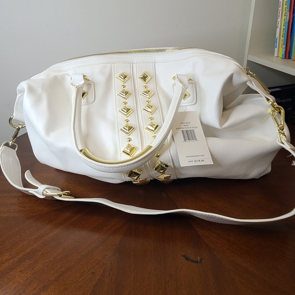 Steve Madden Bags Brand New Steve Madden Big White Purse Poshmark